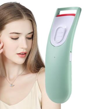 Imagem de Curvador de Cílios com Aquecimento - com Temperatura Ajustável para um Enrolamento Duradouro - Curveador De Pestanas A Aquecer Para Mulheres - Para Maquilhagem Beleza E Viagem Feminina
