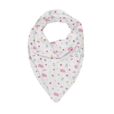 Imagem de Babador Bandana em Malha para Bebê 22 cm x 28 cm Bublim