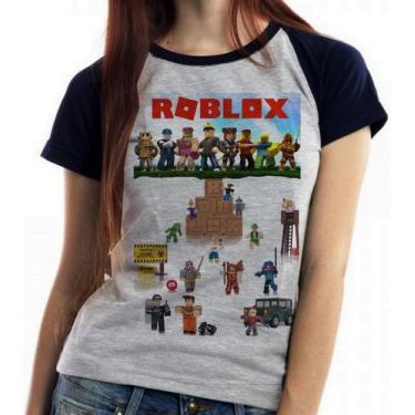 Imagem de Baby look blusa feminina ou Camiseta unissex Roblox Personagens - Empó