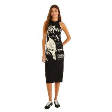 Imagem de Vestido Farm Rio Midi Rib Tucano Praia Farm Rio-Feminino