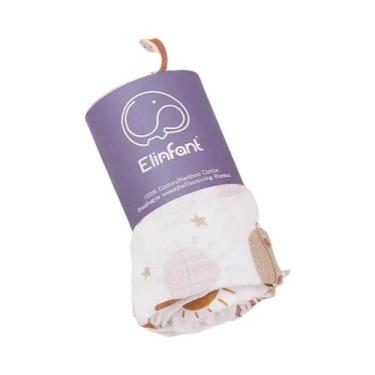 Imagem de Manta De Musselina De Algodão E Bambu Para Bebês, 120x110cm, Macia, Es