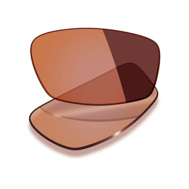 Imagem de Mryok Lentes de reposição UV400 para óculos Oakley Wingspan OX5040 53 mm, HD Polarized, proteção UV, resistente a impactos e ajuste perfeito - laranja fotocrômico