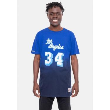 Imagem de Camiseta Mitchell & Ness Tie Dye Los Angeles Lakers Shaquille O'Neal Masculino-Masculino