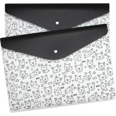 Imagem de Pasta Envelope A4 DOGS e CATS (S) - Polibras
