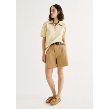 Imagem de Shorts Feminino Reto Em Alfaiataria-Feminino