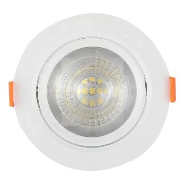 Imagem de 2X Kit 10 Spot Redondo Smd Led - 5W Direcionável Embutir C