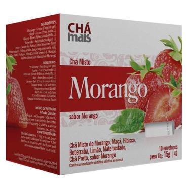 Imagem de Chá de Morango Cx10 Sachês de 1,5g - Clinicmais