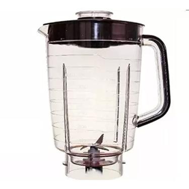 Imagem de Copo Liquidificador Philips Walita RI2134 RI2135 RI2137 Acrilico Preto
