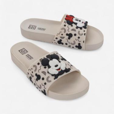 Imagem de Chinelo Slide Zaxy Disney Mickey Off White-Feminino