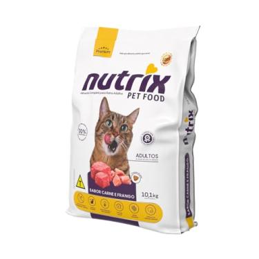 Imagem de Ração NUTRIX Premium Gatos Adulto Sabor Carne e Frango 10,1Kg