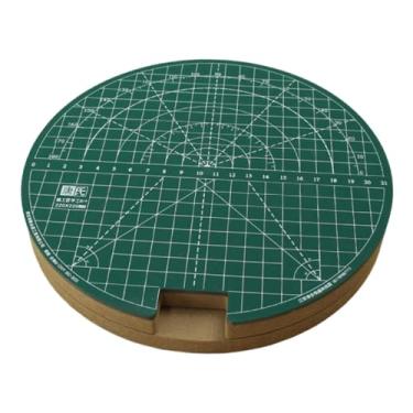 Imagem de Colaxi Plataforma de corte de borracha para raquete de tênis de mesa, ferramenta de corte, colagem DIY, tapete de trabalho redondo para aplicação de cola em, Rotativo de 29 Mm