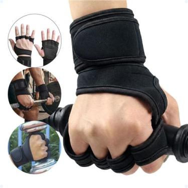 Imagem de Par Luva Musculação Academia Exercício Funcional Anti Calo Munhequeira