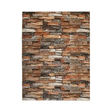 Imagem de Papel De Parede Autoadesivo À Prova d'Água Estilo Retrô Para Decoração