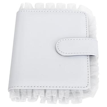 Imagem de Acouto Álbum de Fotos de Filme Universal, Livro Com 64 Bolsos para Câmera 12 11 9 8 Com Design Bonito de Renda (Branco)