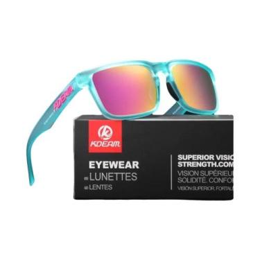 Imagem de Óculos De Sol Polarizados Quadrados Masculinos KDEAM 2022 Para Estilo 