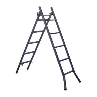 Imagem de Escada Extensiva 3 Em 1 Metalon 30x20mm 5 E 10 Degraus 134cm