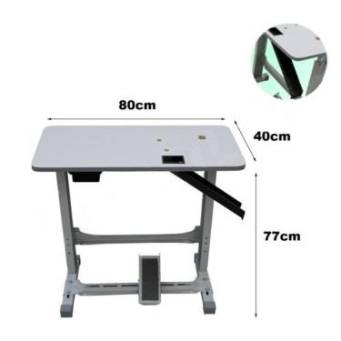 Imagem de Máquina Overlock Semi Industrial Gn-1 Com Mesa 110v