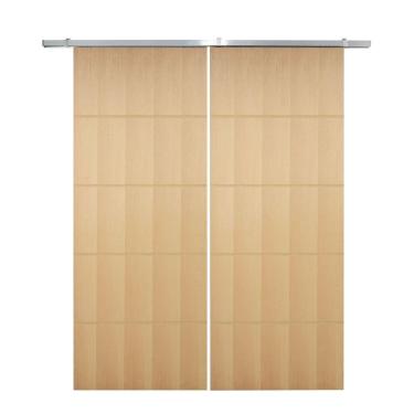 Imagem de Porta Dupla De Correr P- Verniz Frisada F03 - 210x140