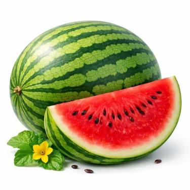 Imagem de Sementes de Melancia Polpa Vermelha Doce para Plantio  Pacote com 10 U