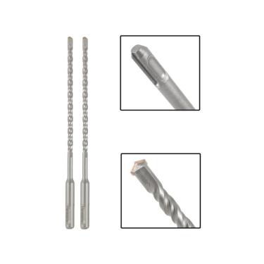 Imagem de Jogo 2 Brocas Sds Plus 5X160 Mm Aço Carbono Tungstênio