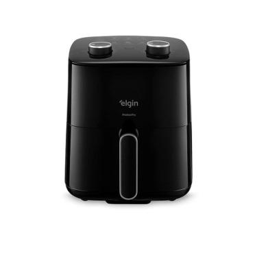 Imagem de Fritadeira Air Fryer Prática Fry 3,7 Litros 1.400W Cuba Quadrada e Grelha Removível Elgin