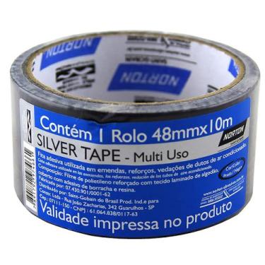 Imagem de Fita adesiva silver tape 48 x 10m (Preto) - Norton, Preto