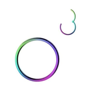 Imagem de Argola De Titânio Articulada Para Nariz, Lábio E Orelha  Joia Corporal