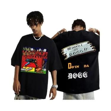 Imagem de Camiseta Masculina Oversized Com Estampa Snoop Dogg, Moda De Verão, St