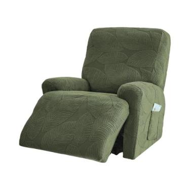 Imagem de Capa Elástica Jacquard Para Poltrona Reclinável De 1 Lugar Para Sala D