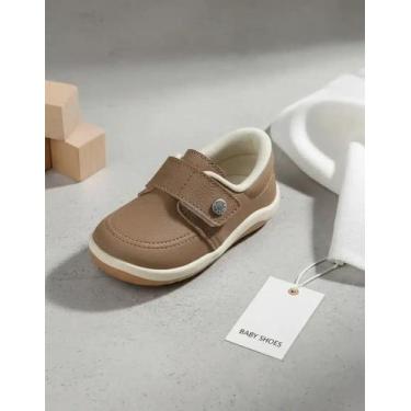 Imagem de Tênis Mocassim Baby Kidy Colors Equilíbrio Primeiros Passos -, Caramel