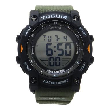 Imagem de Relógio Masculino Tuguir Digital TG30455 Preto e Verde