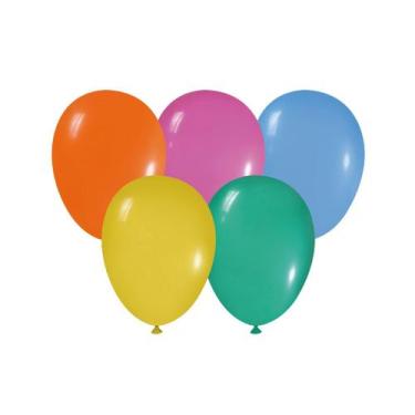 Imagem de Balão Bexiga 7 Polegadas Várias cores 1 Pacote com 50un. - Tamarozzi, 
