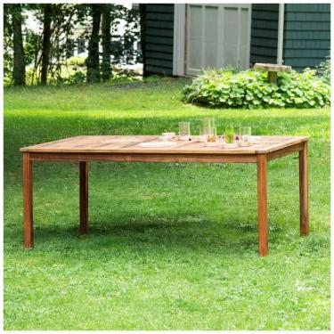 Imagem de Guidecraft Acadia Mesa Infantil para Área Externa em Madeira de Acácia - Mesa Longa para Atividades ao Ar Livre, Jardim e Quintal