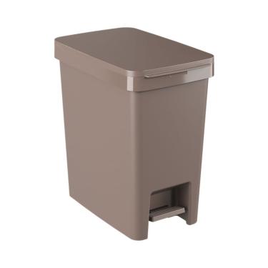 Imagem de Lixeira De Pedal Coza Linha Single 15l Warm Gray