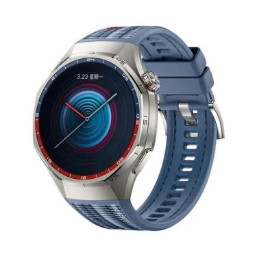 Imagem de Pulseira De Silicone E Nylon Trançada De 46mm Para Huawei Watch GT6 Pr