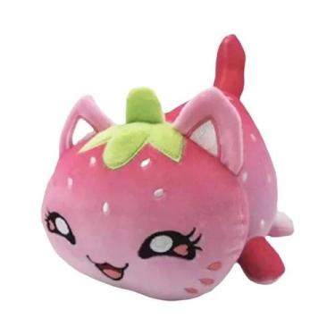 Imagem de Brinquedo De Pelúcia Gato Kawaii, Boneco De Comida Macio Em Formato De