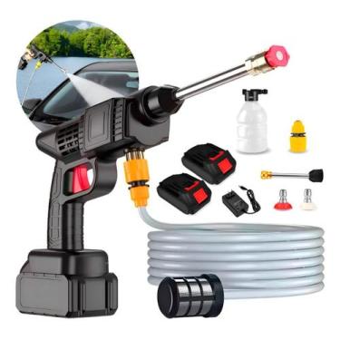 Imagem de Lavadora De Alta Pressão Pistola Lava Jato Recarregável com 1 ou 2 bat