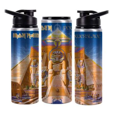Imagem de Squeeze IronMaiden PowerSlave Alumínio Brilhante 750mL Prata