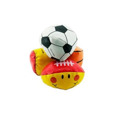 Imagem de Kit 4 Bolinhas de Espuma Para Bebês 6,5cm - Aliança