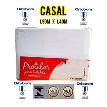 Imagem de capa protetora para colchão impermeável ortobom casal