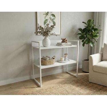 Imagem de Aparador Industrial 2 Prateleiras A90XL40XC80 Ferro E MDF Cantinho Caf