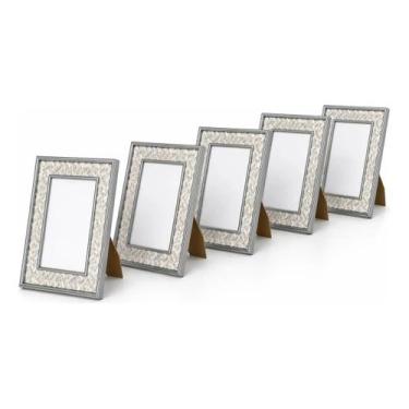 Imagem de Porta Retrato 4x6 Decorativo com Moldura Premium para Fotos e Ambiente