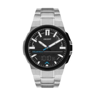 Imagem de Relógio Orient Masculino Solar Tech Aço MTSSA006 P1SX-Unissex