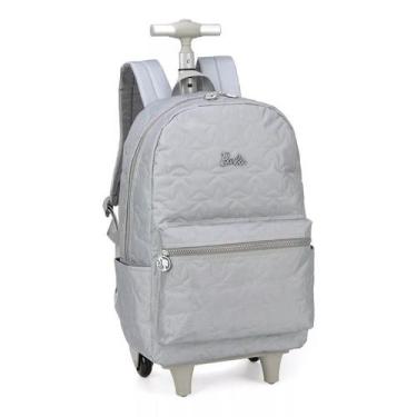 Imagem de Mochila Barbie Com Rodinha Com Alça Costas Haste T Escolar - Barbie, L
