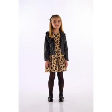 Imagem de Vestido Manga Longa Cotton Floral Quimby, Bege