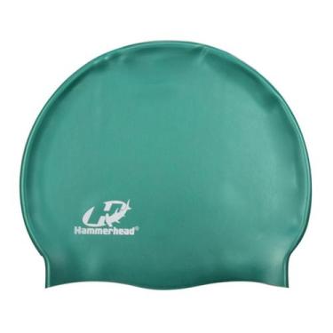 Imagem de Touca De Natação Silicone Adulto Lisa Hammerhead, Verde
