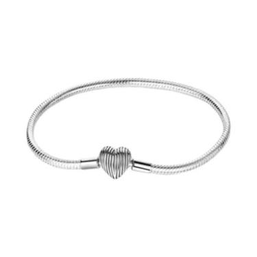 Imagem de Pulseira De Prata Esterlina 925 Com Floco De Neve E Apanhador De Sonho