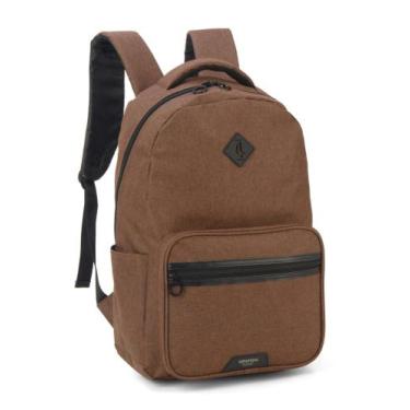 Imagem de Mochila Escolar Infantil Up4You Luxcel - Cinza, Marrom
