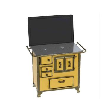 Imagem de Fogão a Lenha N 2 Renaissance Amarelo SD Venax