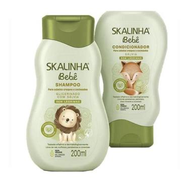 Imagem de Kit shampoo e condicionador 200ml salvia skalinha bebê - Skala